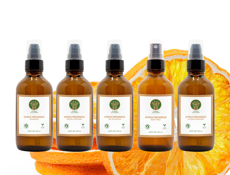 Línea amenidades Citrus Freshness Essence of the Earth